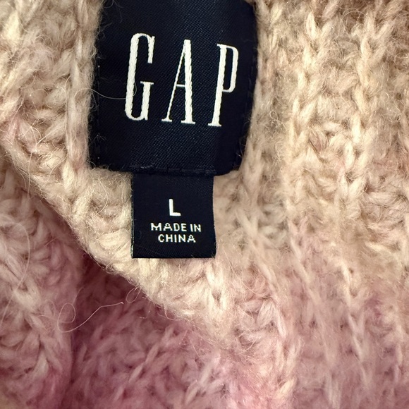 GAP Turtleneck Sweater - Pink and Gray - Picture 4 of 4